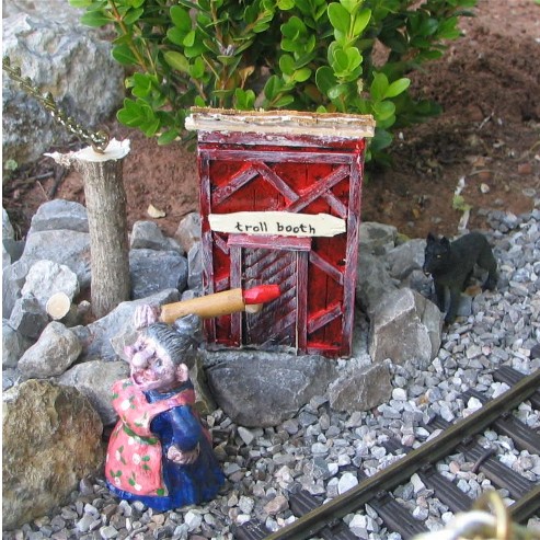 Fig. 5. Troll woman at Troll Booth